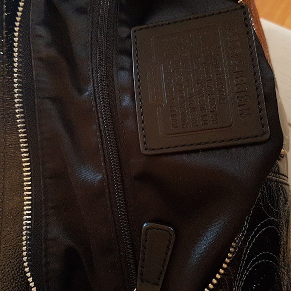 Authentic Coach Black Leather Hobo Bag - Picture 15 of 16